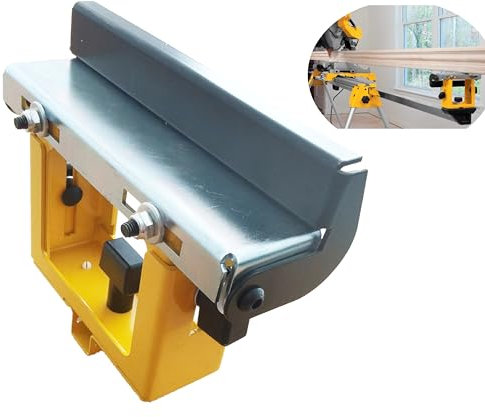 deawater 1pcs DW7232 3-7/8-6 Adjustable Miter Saw Stand Material Support Stop Wide Bench Auxiliary Support for DeWalt DE7024-XJ