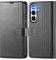 TUCCH Custodia per Galaxy S24+ Plus 5G, Cover Magnetica Blocco RFID Portafoglio Supporto Cellulare Slot Porta Carte Pelle con TPU Protezione Completa Cover per Galaxy S24 Plus (6,7 2024), Nero