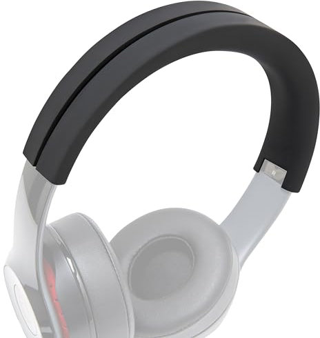 WC BandZ Solo – Silikon-Kopfbügelabdeckung für Beats Solo-Kopfhörer von Wicked Cushions | Verbesserter Komfort und Schweißschutz | Für Beats Solo 4, Solo 2, Solo 3| Black