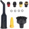 NIYATA 11 accessori per pulitore a vapore per Karcher, accessori per pulitori a vapore con ugelli, anelli di tenuta, spazzole rotonde, per Kärcher SC1 SC2 SC3 SC4 SC5 SC7 CTK10