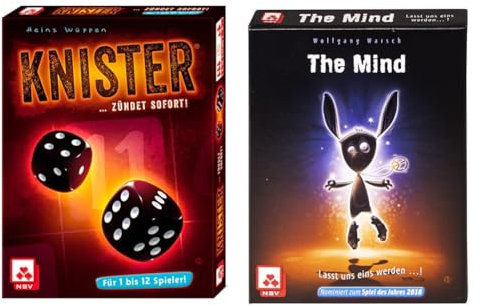 NSV - 4050 - KNISTER - Würfelspiel & 4059 - The Mind - Kartenspiel
