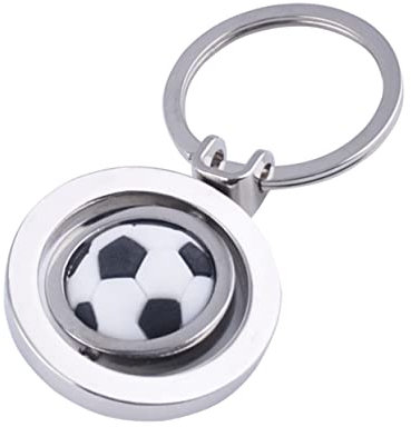 BCOATH 1satz Kreative Rotierende Fußball Schlüsselanhänger Zubehör Für Handtaschen Handys Und Für Und Partyüberraschungen