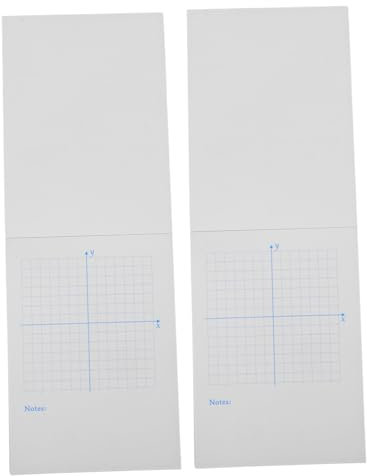 SEWACC Xy Koordinatendiagramm Papier 2 Stück Mehrzweck Millimeterpapier Für Mathematische Zeichnungen Langlebig Für Schüler Und Berufstätige Für Mathematik Und Diagramme