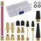 EUZUXU Fahrradventil Adapter Set, Autoventil Adapter und Französisches Ventil Adapter, Ballnadel und Kompressor Ventiladapter, Luftpumpe Adapter mit Sortierbox