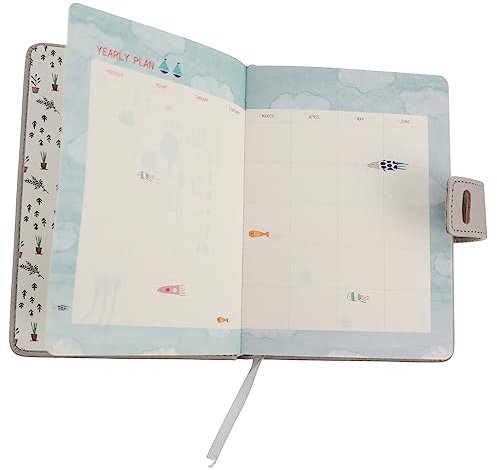 CAXUSD Daily Planning Notebook 2021 Diary Lock for Office Workers Students Teachers and Gifting