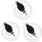 Uonlytech 3 Sets Vehicle Mounted Oil Extractor Air Pump Oil Pump Hose Hand Pump Siphon Gas Siphon Hose Oil Pump Accessories Gasoline Transfer Pump Oil Extraction Pump Oil Sucker Pump Plastic