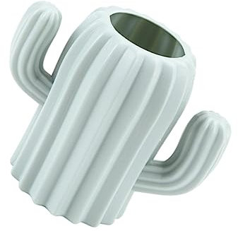 VILLFUL Plastic Cactus Shape Pen Holder for Desk Office Pen Storage Pencil Barrel Organizer