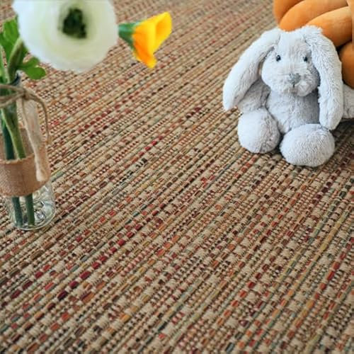 Moquette Tissé Plat - Bornéo - Nature Multicolor - Rouleau de 4m x 1m