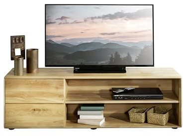 Woodroom TV-Lowboard Numbi Wildeiche massiv geölt