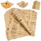HAGOT 100 Stk Burger Papier, Deli Papierblätter, Käsepapier, Sandwich Papier, Wrap Papier, für Burger, Käse, Kuchen, Pommes, Butterbrot, 25 x 25 cm