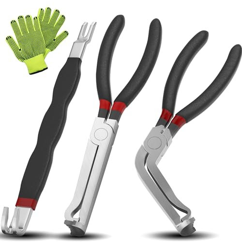 Electrical Disconnect Pliers 37960, 37980 Automotive Electrical Connector Pliers Fuel Line Gasoline Clip Pipe Pliers Compatible with Electrical Systems