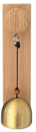 Doorbells for Front Doors and Entrance Areas, Handmade Wooden Bell, Business Equipment for Home, Front Door, Entrance Area, Farmhouse, Garden, Garden Gate, Backyard and Commercial