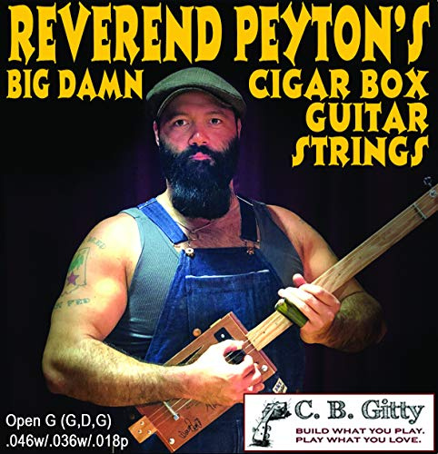 Southbound Strings Rev. Peyton's Big Damn Gitarrensaiten für Zigarrenbox, E-Medium GDG
