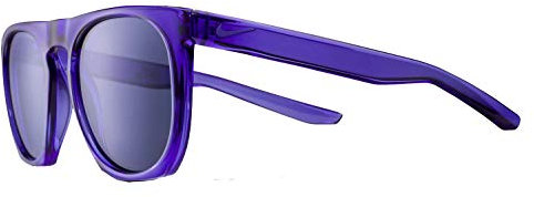 Nike FLATSPOT EV0923 29073, Unisex Erwachsene - Sonnenbrille, Farbe: 555 persian violet violet, Kaliber: 52 Millimeters, Inklusive Schutzhülle