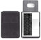 TECOOL Laptop Hülle 13,3 Zoll Tasche,Wasserdicht Leder Schutzhülle Case für MacBook Air/Pro 13 M2 2022,2023 2021 MacBook Pro 14 M2 M1,2012-2020 MacBook Air/Pro 13 M1,Surface Laptop,Huawei -Dunkle Grau