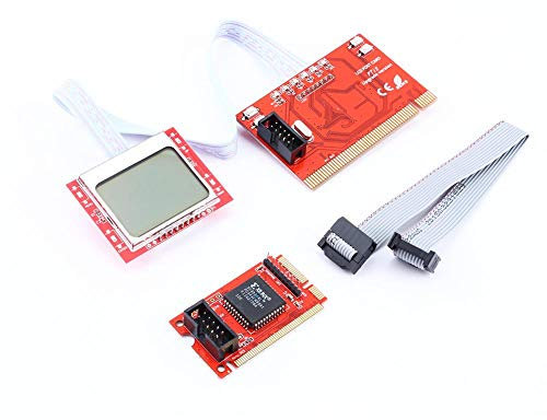 Computer Diagnostic Analyzer Motherboard Tester, PCI Card for PC Easy Access to Desktop PC PTI8