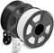 SUNLU ABS Filament 1.75 mm 3D Drucker Filament, Hohe Haltbarkeit/Hitzebeständig/Ausgezeichnete Zähigkeit, Kompatibel mit den Meisten FDM 3D Druckern, Insgesamt 1.8KG, 0.9kg/Spule, Schwarz+weiß