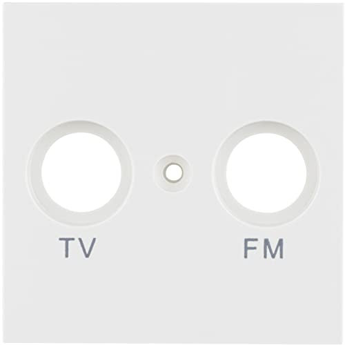 REV Matrix, Abdeckung Antennendose (TV/RF), weiss-matt