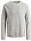 Jack & Jones Jjehill Knit Crew Neck Noos, Suéter Hombre, Light Grey Melange, XL