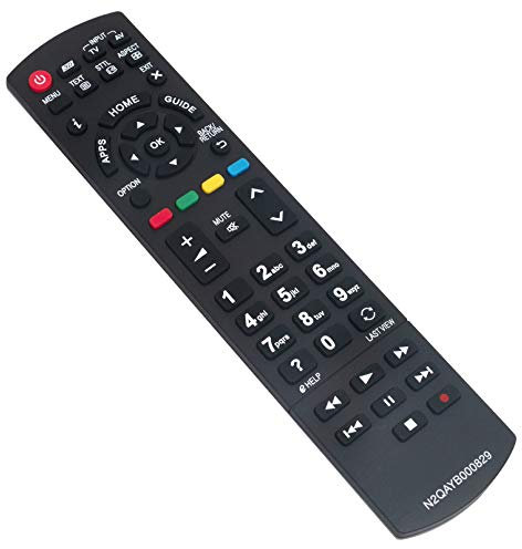 ALLIMITY N2QAYB000829 Telecomando Replace Fit for Panasonic Viera TV TX-40AS640B TX-40AX630E TX-50AS650B TX-60ASR650 TX-60ASW654 TX-P50ST60B TX-P50ST60E TX-P50ST60Y