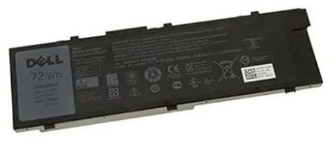 DELL Battery, 72WHR, 6 Cell, Lithium Ion, W125702621 (Lithium Ion)