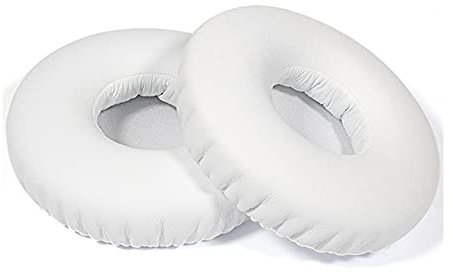 MDR-XB450AP Ohrpolster aus Protein-Leder, kompatibel mit Sony MDR-XB550AP MDR-XB450AP MDR-XB450 XB650BT Extra Bass On-Ear-Kopfhörer (weiß)