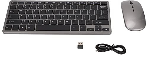 2,4 GHz Wireless Keyboard Mouse Combo，800/1200/1600 DPI Einstellbares ABS-Material Wiederaufladbare Scherentasten für Windows 95, für WIN98, für NT, für ME