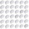36 Piezas Embellecedor Radiador,Cubierta de Tubería,Cubierta para Tubos de Radiador,Embellecedor Radiador Calefacción Plástico Tuberia Cubiertas para Tubo de 8-30 mm de Diámetro (Blanco)