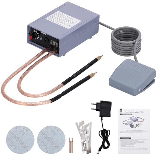 Weygroßart, saldatrice automatica a punti, 5000 W, ad alte prestazioni, 0 – 800 A, corrente regolabile, per batteria 18650 con striscia di nichel puro da 1 m