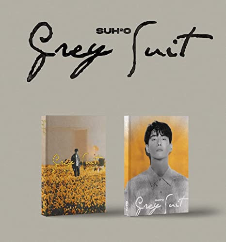 Dreamus SUHO EXO - Grey Suit [Photobook ver.] (2nd Mini Album) Album+Extra Photocards Set (Color ver. / +Folded Poster), (SMK1380)