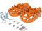 JFG RACING Dirt Bike Repose-Pieds,Cale Pied Moto pour CR CRF XR 50 70 80 100 110 KLX110 sur Ron Motocross Enduro Dirt Bike Pit Bike Supermoto-Orange