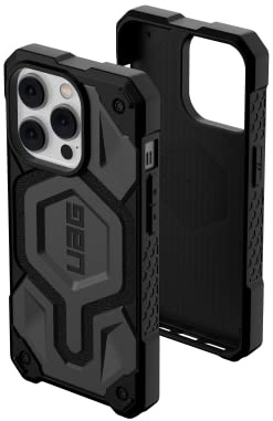 URBAN ARMOR GEAR UAG Schutzhülle für iPhone 14 Pro, 15,5 cm (6,1 Zoll), Monarch Pro, eingebauter Magnet, kompatibel mit MagSafe-Ladegerät, robuste, stoßfeste, sturzsichere Premium-Schutzhülle