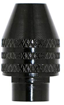 Mini 3-Backen-Bohrfutter, 0,3–3,2 mm Universalfutter Mini Quick Change Schnellspannbohrfutter Schraubendreher Adapter (M8 x 0,75mm Lang)