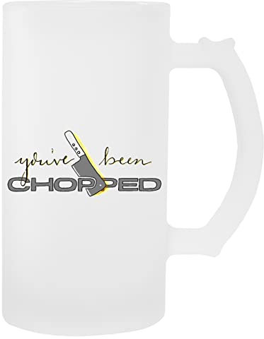 Kwantees Youve Been Chopped Taza De Cerveza De Vidrio Taza De Bebida Ecológica