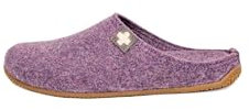 Living Kitzbühel Filzpantoffel Gipfelkreuz - Hausschuhe Damen aus Wolle - Atmungsaktiv & rutschfest - Handgefertigt in Europa Mauve Haze 38