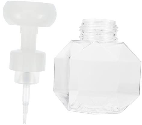 FOMIYES Funkelnde Flasche Blumenschaum Seifenspender Duschschaumflasche Handseifenflaschen Gesichtsblasenhersteller Leere Handseife Sauber Kosmetische Flaschen Top-pp-Material Reisen