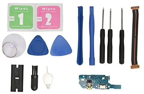 Dock-Anschluss für Galaxy A20e A202, USB-C-Telefon-Ladeanschluss, Endstecker, Flexkabel-Platine, Ersatz mit Reparaturteil