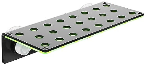 minkissy Unterstützung Der Korallenausbreitung Frag-Rack Magnetisch Frag-Rack-Halterung Fluoreszierender Korallenfragmentständer Aquarium-frag-Rack Frag Stecker Acryl Doppelschicht