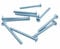 10 Cabinet Handle Screws for Kitchens, Bathrooms etc. - M4 Machine Screws (35mm)