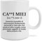 Hole Gadget Tazze Divertenti, Tazza Mug con Idee Regalo Divertente e Originali da Colazione o da The, Regali Simpatici per Sorella, Mamma, San Valentino, Uomo, Donna (Ca**i miei)
