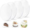 Nchdewui 3 Pcs Acrylic Cake Discs, Clear Acrylic Discs, Round Cake Boards, Transparent Circle Cake Bases, Cake Plates for Wedding Birthday Cakes (30cm)