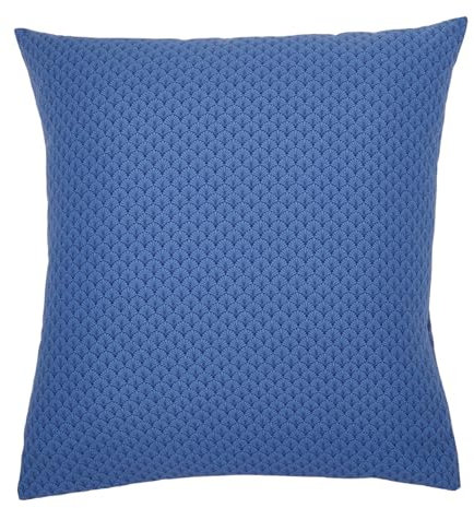 Origin Taie d'oreiller imprimée en Bambou, Camille, 63 x 63 cm, Bleu Marine