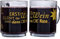 Glasveredlung Schmitz Glühweinbecher Glühweintasse 27 cl, schwere Ausführung 320 g, stapelbar, gehärtet, Füllstrich 0,2 l, Dekor Glühnase, 6 Stück