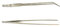 Lot de 2 Pinces pour Aquarium en Acier Inoxydable - 1 Pince Courbée + 1 Pince Droite - 21 cm - Idéal pour l'Entretien de Vos Plantes Aquatiques