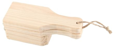 Machacador de Plátano, Tostonera Machacador de Pino Prensa Reutilizable para Hacer Plátanos Tostonera de Madera Cestas Profundas con Cordón Colgante Machacadores de Patatas para