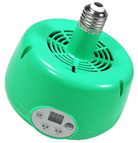 POPETPOP Lampe Chauffante Pour Poussins Émetteur De Chaleur Réglable Ventilateur De Chauffage Lumière De Protection Pour Animaux Durable