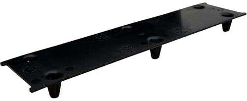 BURI 12 Euro-Paletten Blumenkästen-Einsätze inkl. Bewässerungsmatte | mit Hängesystem zum Einhängen | 37,3cm Grau | Pflanzkasten für Europalette Palette | Balkonkasten | Blumentopf | extrem stabil