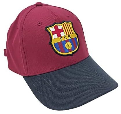 JYC CREATIVE Cappellino Ufficiale di Squadra di Calcio Barcellona, Squadra Ufficiale di Calcio, Regalo per Ragazzi e Ragazze, Modello 2, Taglia Unica