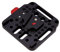 Angoily Quick Release Plate Clamp for Battery Mount Aluminum Adapter Plate Push Button Easy to Install