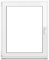 Framex Ventana de plástico blanco ancho x alto 100 x 115 cm (1000 x 1150 mm) 3 compartimentos (32 mm) basculante giratorio DIN derecho – Premium – Todos los tamaños